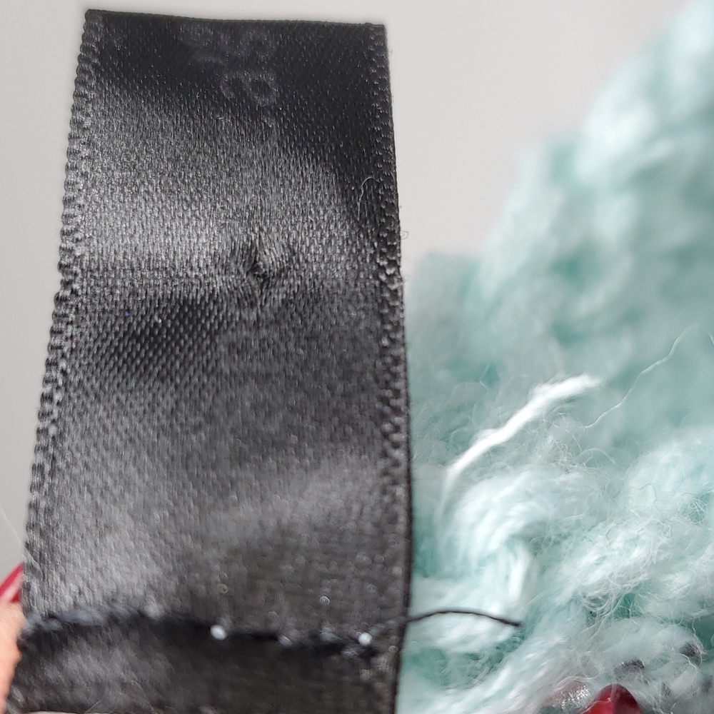 Francescas Foam Green Silver Sparkle Infinity Knit Scarf - Picture 5 of 8